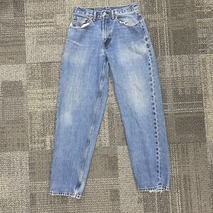 VTG Levis 560 Jeans Mens 32x34 Blue Comfort Fit Tapered Leg distressed